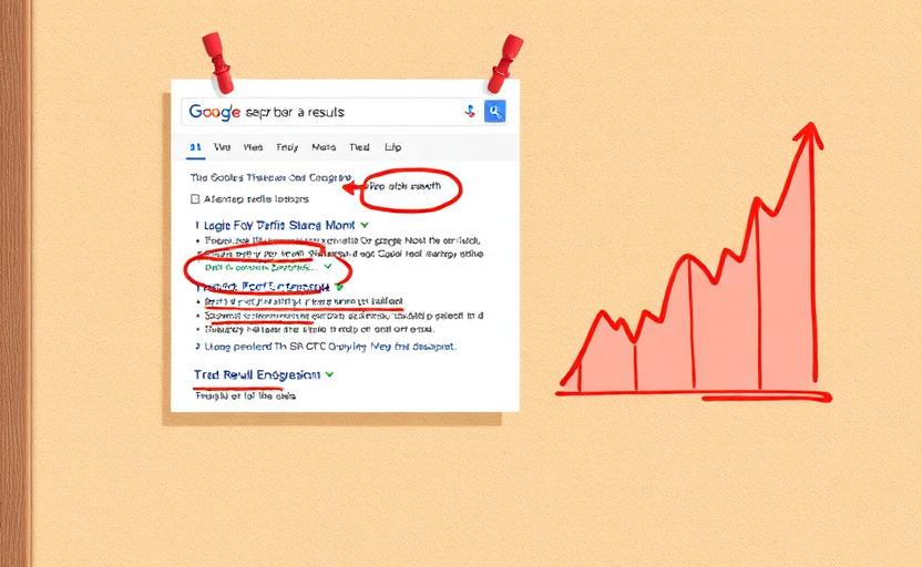 SERP screenshot with featured snippet circled